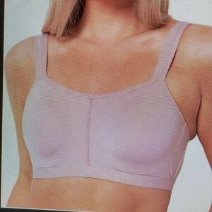 Breezies Comfort Zone Full Coverage Underwire T-Shirt Bra sz 44D Mauve N…